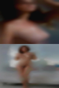 Man carried nude female woman.